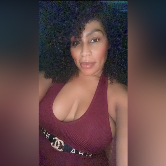 FASHION NOVA Standing Tall Ribbed Jumpsuit - Burgundy Size Large - Picture 5 of 8